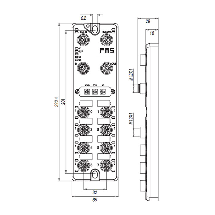 支持 EtherNet/IP 協(xié)議主站、8端口、IO-Link主站、Class A、004B11