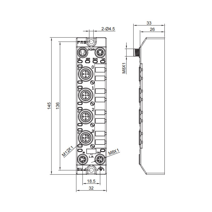 支持多協(xié)議主站、4端口、IO-Link主站、Class A、007AA3